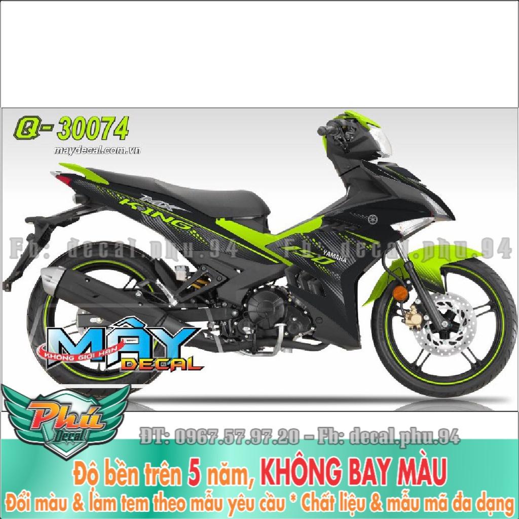 Tem Rời Exciter 150 Mx king xanh đen (K) -1