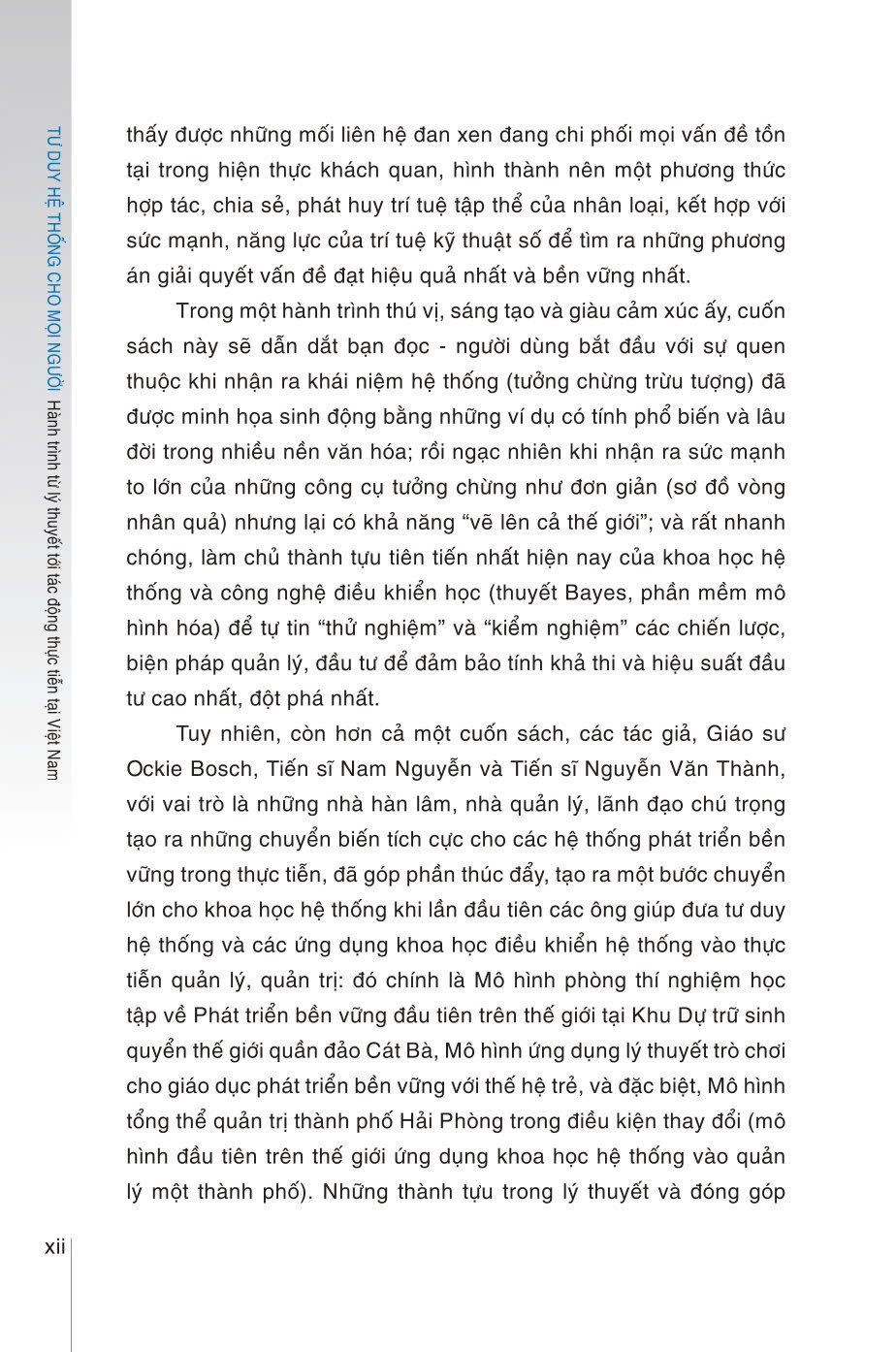 Tư duy hệ thống cho mọi người. Hành trình từ lý thuyết tới tác động thực tiễn tại Việt Nam - bản in 2024