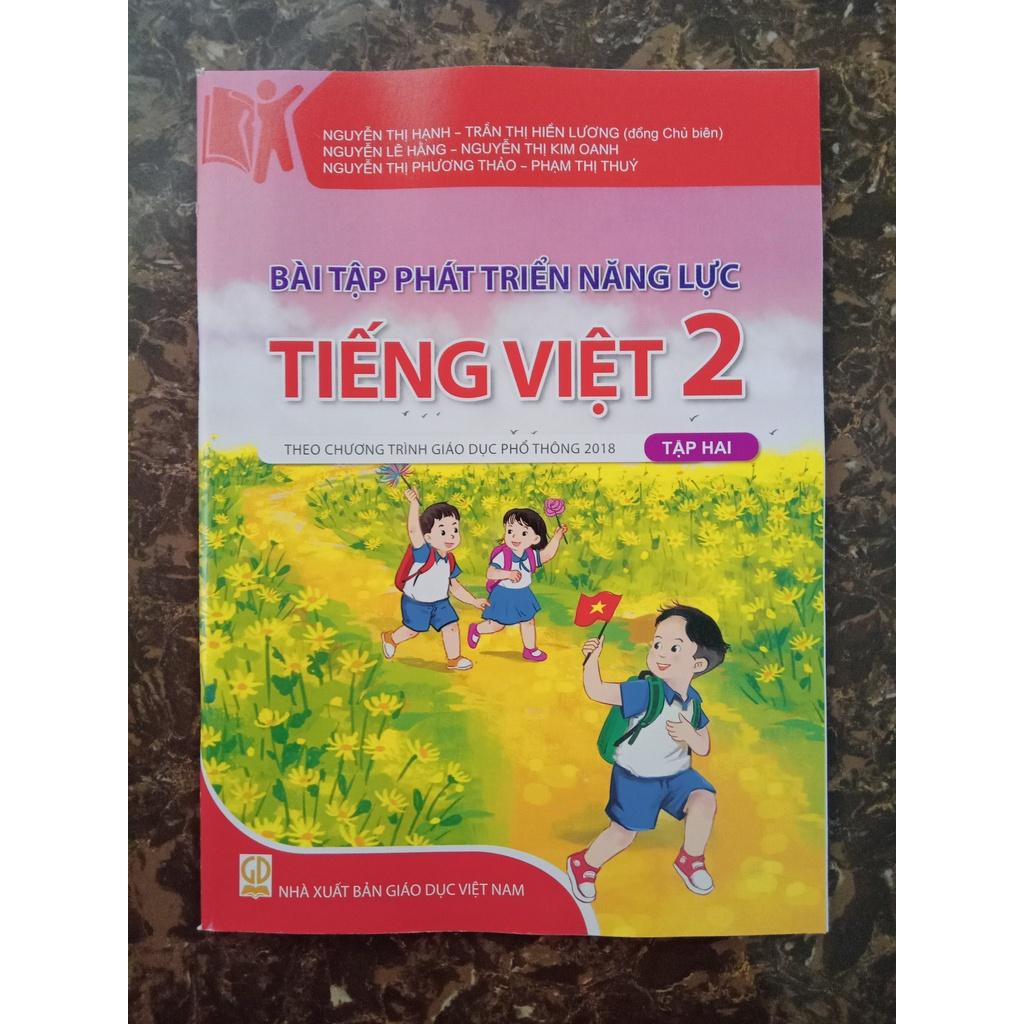 Sách - Bài tập phát triển năng lực môn Tiếng Việt lớp 2 tập 2 - Theo chương trình giáo dục phổ thông 2018