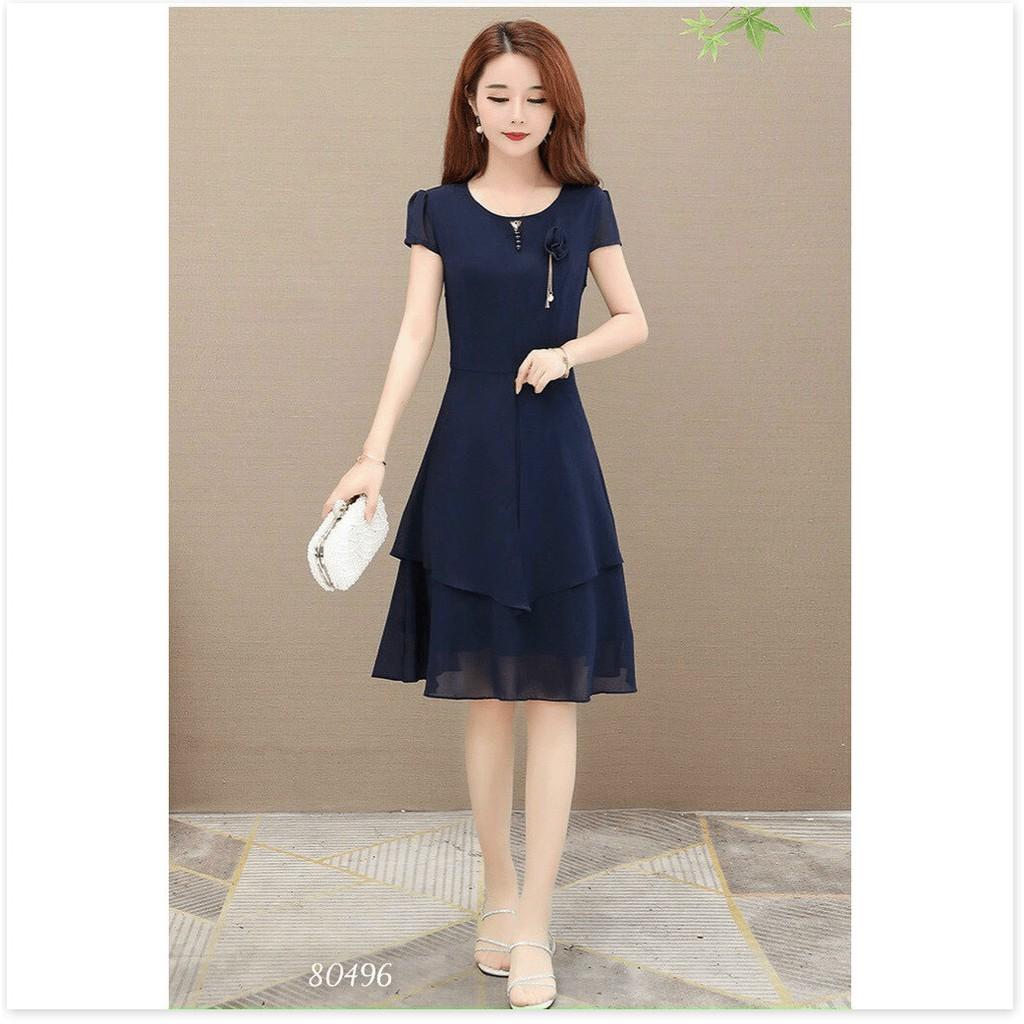 ĐẦM VOAN Ý,THIẾT KẾ HỌA TIẾT TRƠN NHƯNG KHÔNG KÉM PHẦN SANG TRỌNG,CHẤT LIỆU VÃI THOÁNG MÁT THỜI TRANG VINA 1HIT FASHION