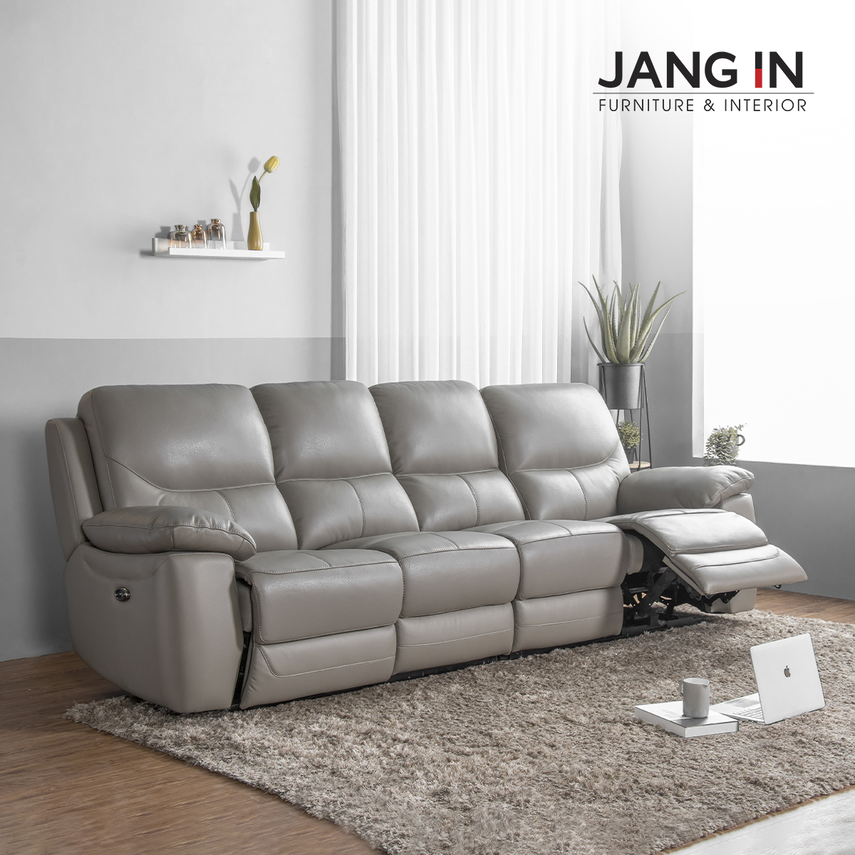 Ghế Sofa thư giãn điện 4 Chỗ Rodeo Jang In 1801090001-04