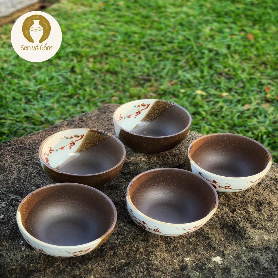 15.5x10cm Tô canh gốm Nhật size trung SVG3128
