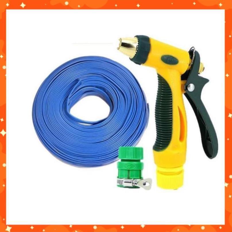 Bộ dây vòi xịt nước rửa xe,tưới cây tăng áp 3 lần 7-10M 206317
