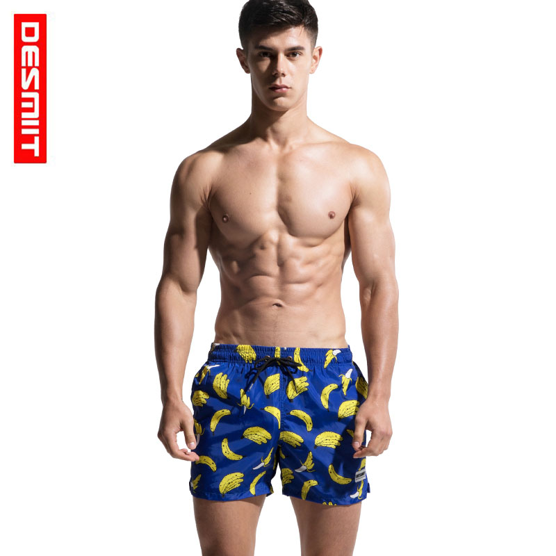 Quần Short Nam Thể Thao Đi Biển DESMIIT S732 - Họa Tiết Đặc Sắc, Thiết Kế Năng Động Với Dây Rút Độc Đáo, Chất Liệu Mềm Mại Thoáng Mát