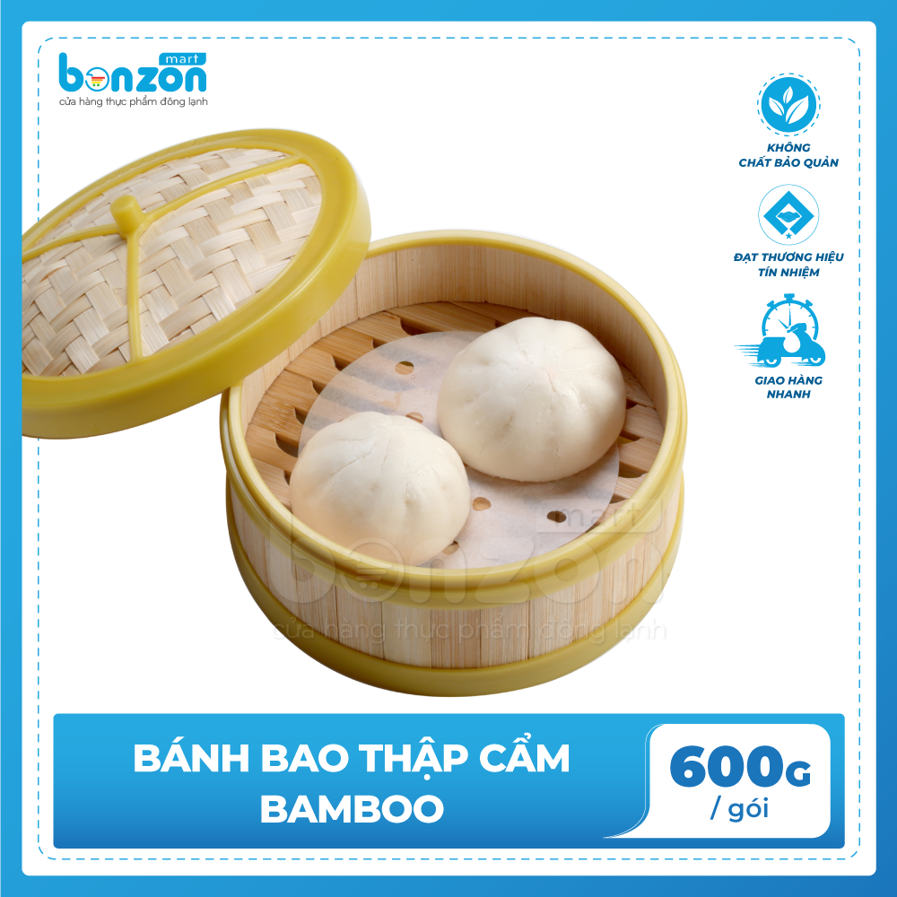 Bánh bao thập cẩm Bamboo 600gr