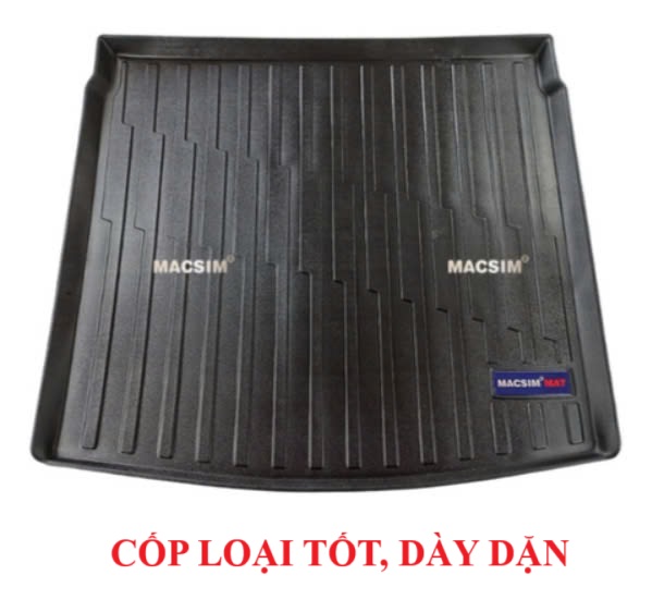 Thảm lót cốp xe ô tô Honda CRV 2018 - nay nhãn hiệu Macsim chất liệu TPV cao cấp màu đen (D261)
