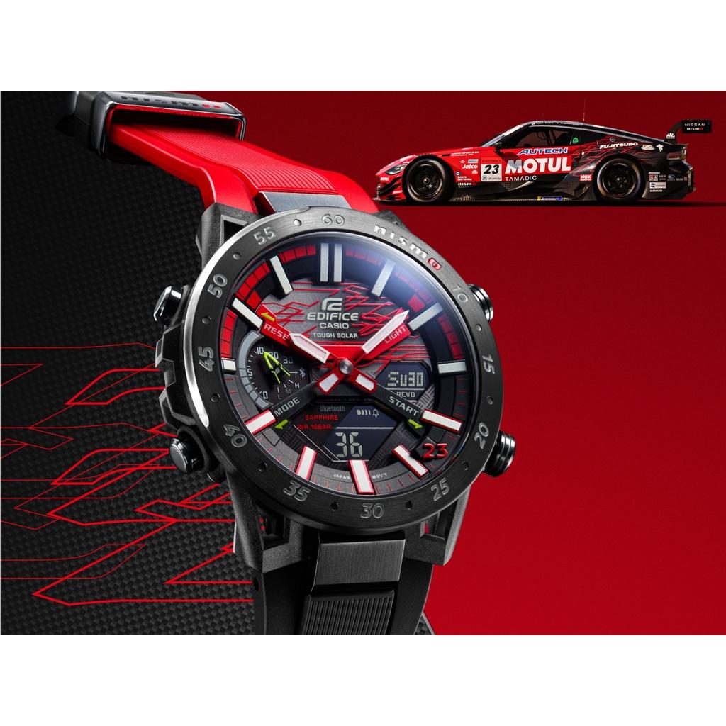 Đồng Hồ Nam Dây Nhựa Casio Edifice ECB-2000NIS-1ADR NISMO | Kính Sapphire | Bluetooth | Năng lượng mặt trời | ECB-2000NIS-1A Limited Edition