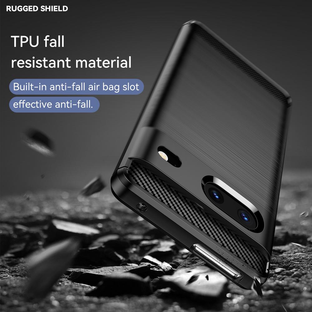 Ốp lưng cho Google Pixel 7 silicone mềm Carbon phay xước chống sốc chống vân tay