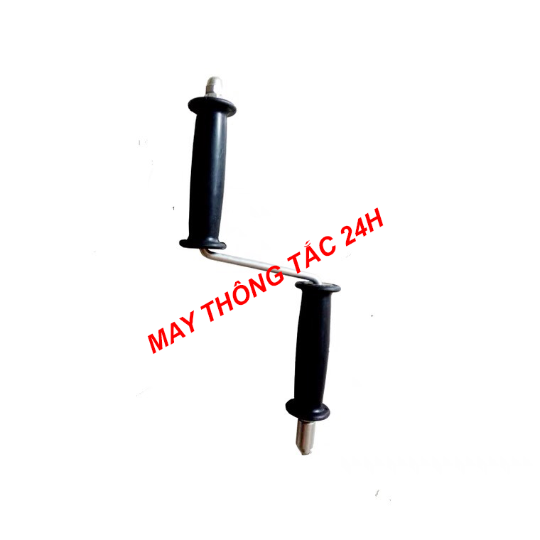 dây thông cống lò xo 16mm - sử dụng bằng tay quay dài 12m tặng kèm 6 đầu thông, 1 tay quay