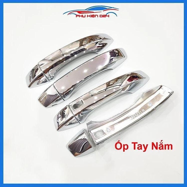 Ốp Tay Cửa Và Hõm Cửa Xe MG-ZS 2019 đến 2023 Mạ Crom Cao Cấp, Chống xước tay cửa làm đẹp cho xe