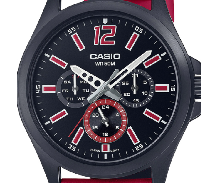 Đồng hồ Casio General Nam Dây Da MTP-E350BL-1BVDF