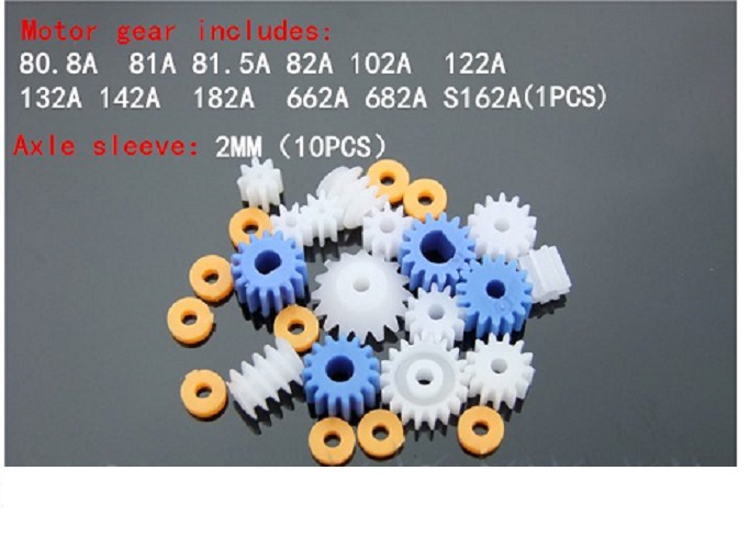 Bộ bánh răng nhựa đường kính 2mm 2.3mm 3mm 4mm 3.17mm