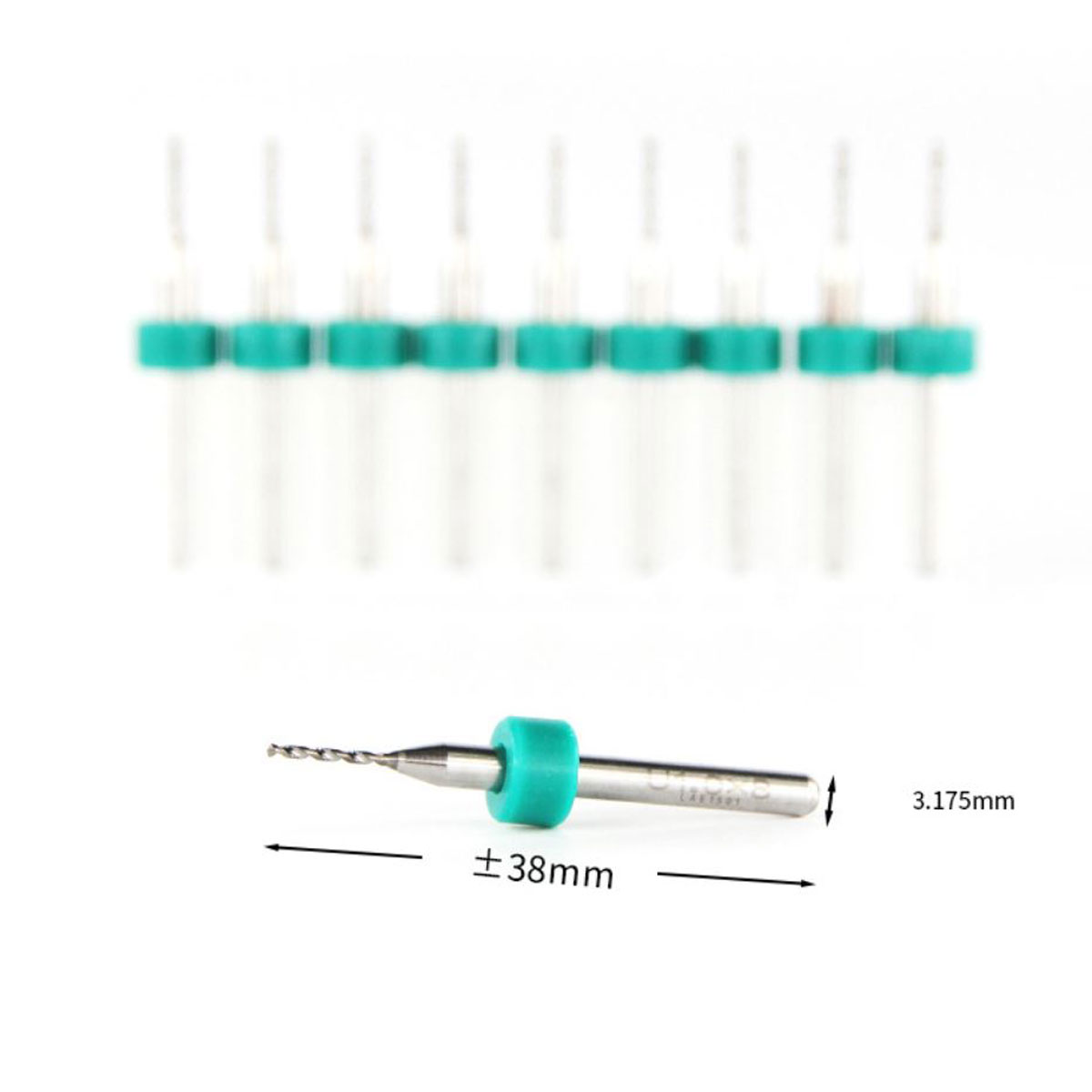 Hộp 10 Mũi Khoan CNC Cao Cấp Độ Chính Xác Cao Đường Kính 1mm