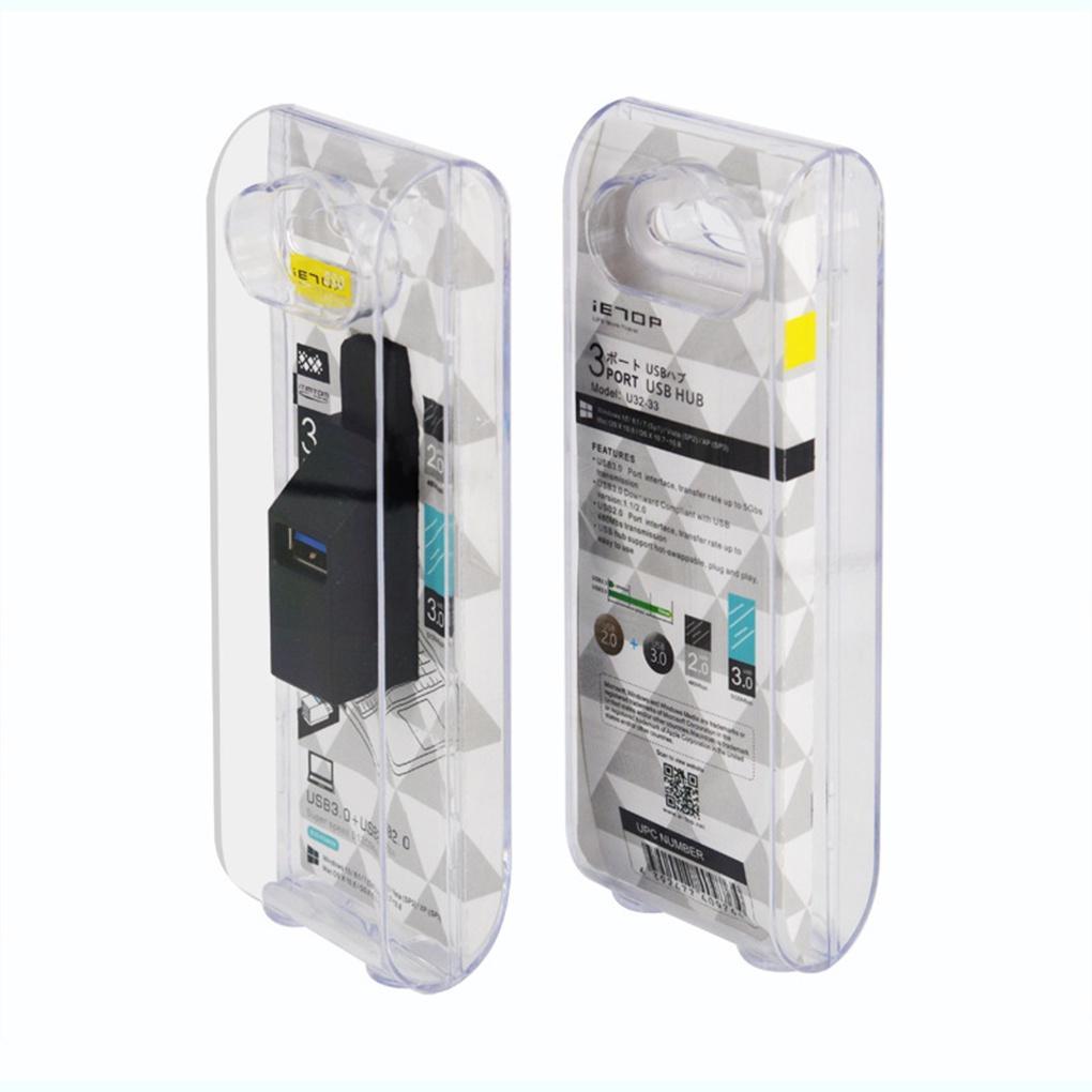 Mini Three Port USB 2 0/3 0 HUB High-speed USB Extension Line Splitter 480MS Adapter Plug Play