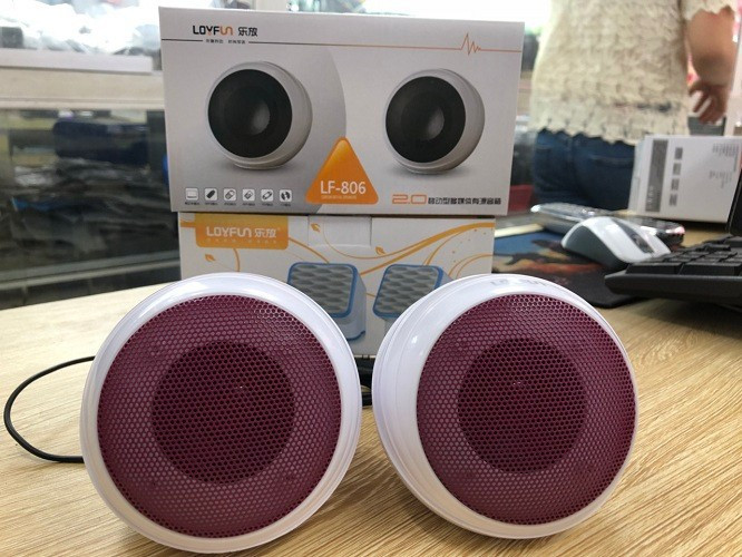 Loa Loyfun LF-806 2.0 - LOA VI TÍNH LOYFUN . Loa Mini 2.0 Loyfun 806 Siêu Nhỏ Gọn Nguồn USB - Hàng Nhập Khẩu