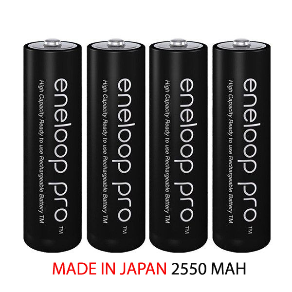 Bộ pin sạc PanaSonic Eneloop 2550 Mah (Made in Japan) - Hàng chính hãng