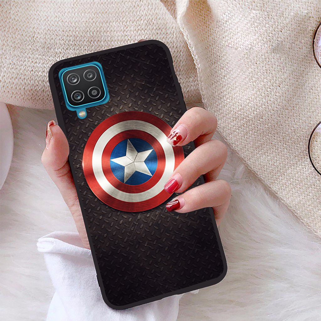 Ốp lưng dành cho Samsung Galaxy A12 viền dẻo TPU bộ sưu tập Siêu Anh Hùng - Hàng chính hãng
