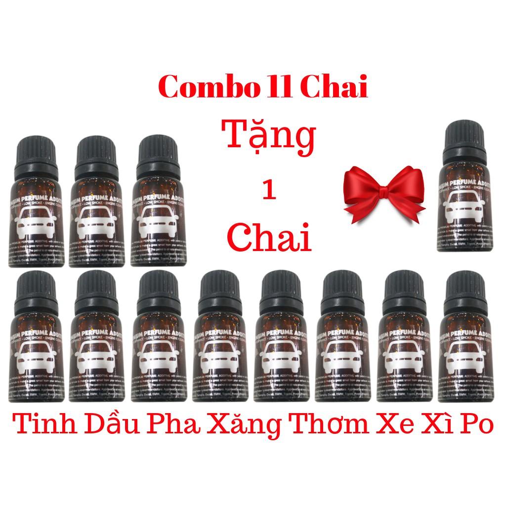 Combo 11 Tặng 1 Lọ Tinh Dầu Pha Xăng Nhớt Thơm Cho Xe Xì Po - MSN388380