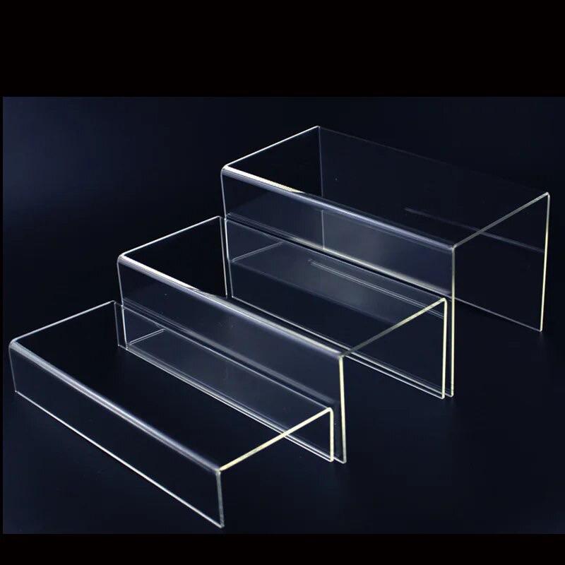 Kệ mica chữ U, dày 3mm, nhiều kích thước, thiết kế theo yêu cầu - 20x10x10.5cm (DxRxC)