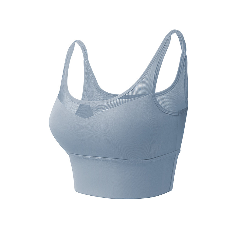 Áo bra gym yoga aerobic nữ MTXWX60 - Được may cách điệu với lớp lưới bên trên tạo sự ấn tượng cho người mặc