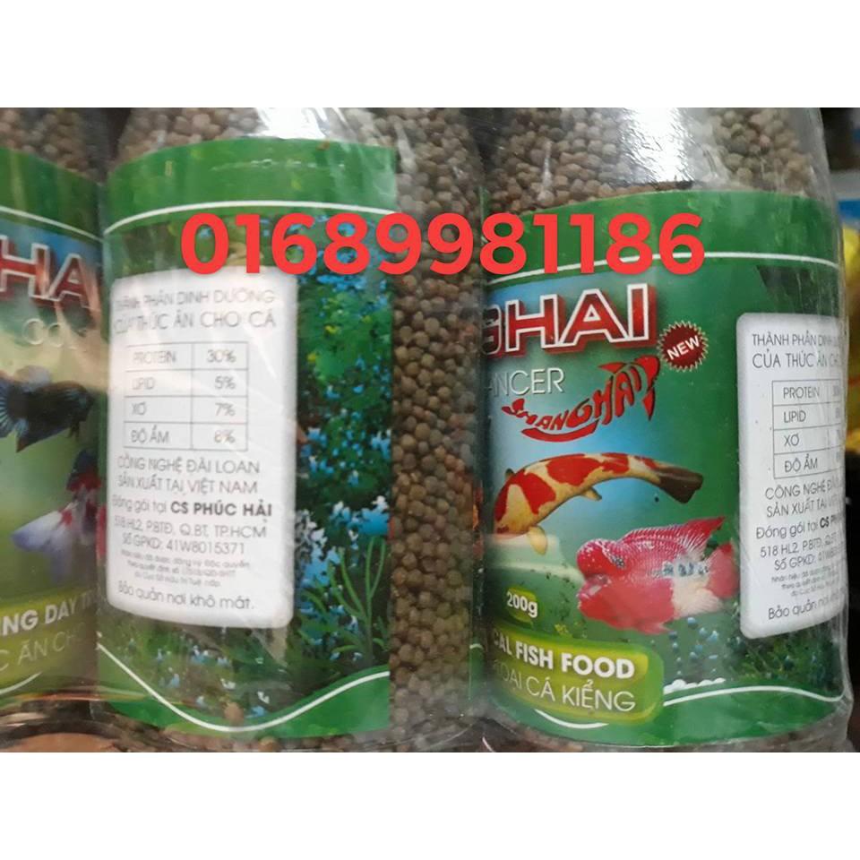 Thức ăn cho cá cảnh Sanghai loại 100g và 200g