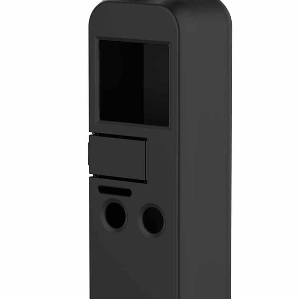 Handheld Camera Soft Silicone Protective Case Cover Shockproof Sleeve Compatible with DJI Pocket, with Lens Cap