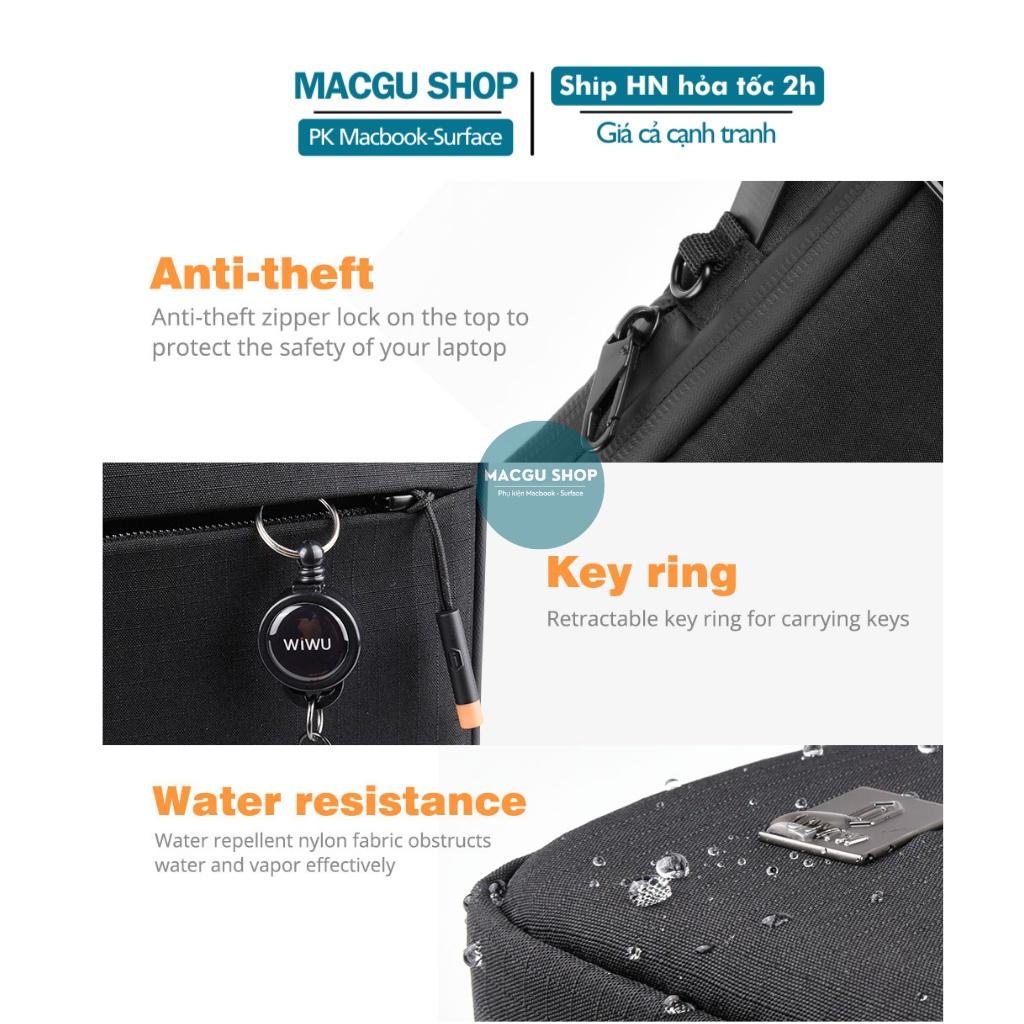 Túi xách Laptop, Macbook Chống sốc cao cấp - Bảo vệ 360 độ - Wiwu Alpha Double Layer Sleeve -13inch,14inch,15inch,16inch