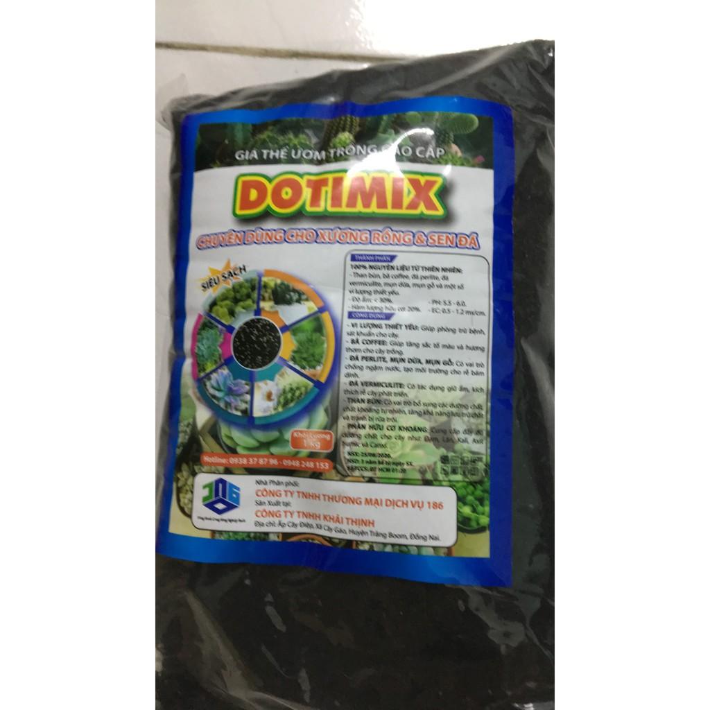 Giá thể Xương rồng sen đá DOTIMIX siêu sạch gói 1kg