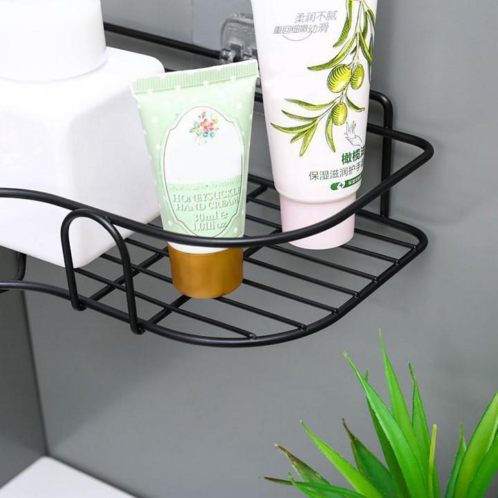 Kệ đựng đồ đa năngKệ góc dán tường-Kệ đựng đồ nhà tắm bằng kim loại