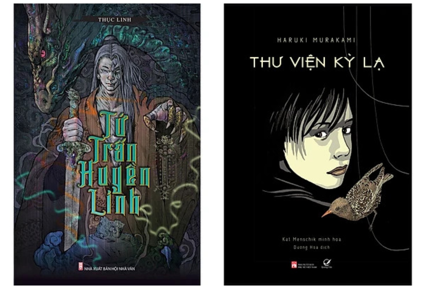 Combo 2Q: Tứ Trấn Huyền Linh + Thư Viện Kì Lạ