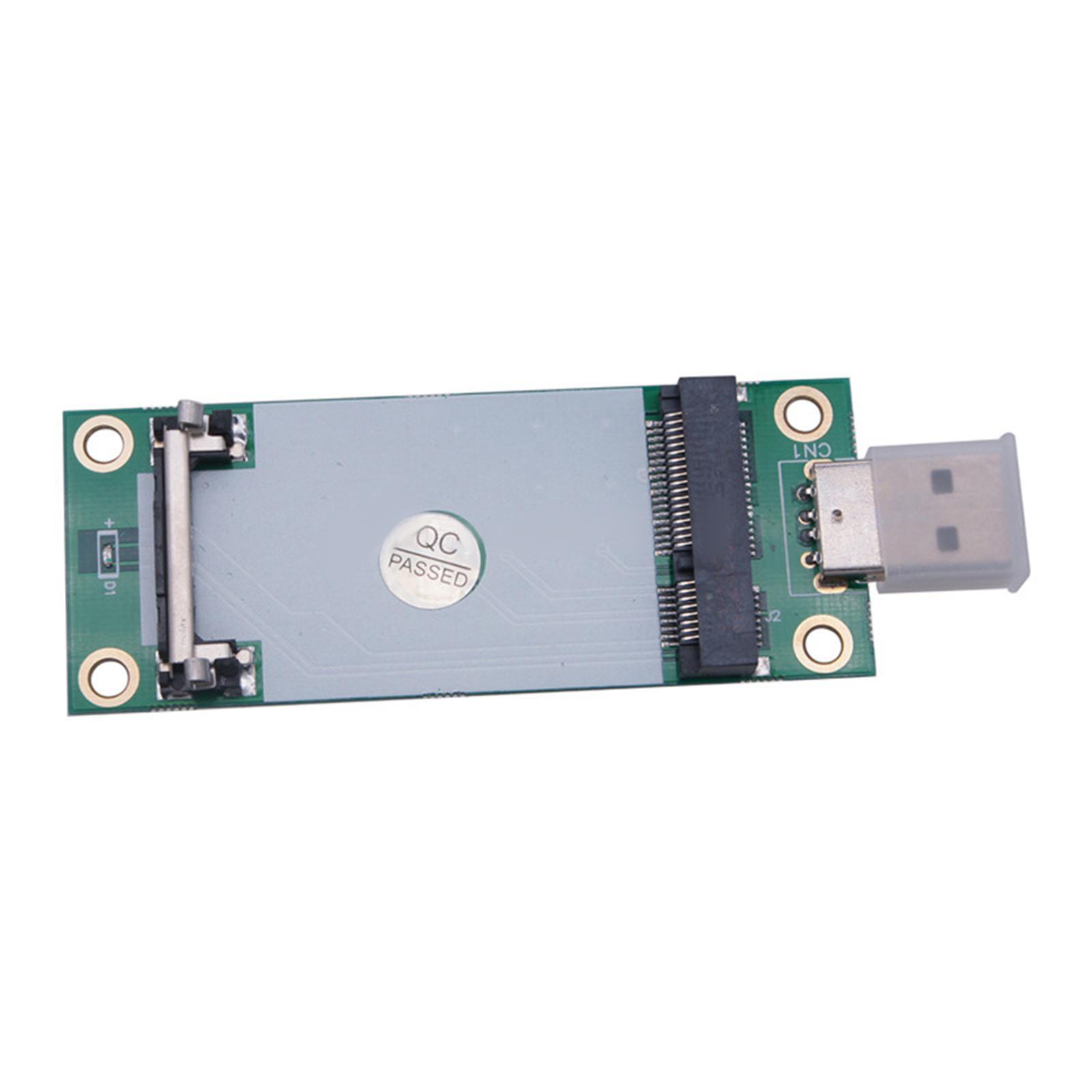 Industrial Mini -E to USB Adapter, Conversion Expansion Card Slot Riser Card Notebook Connector Converter