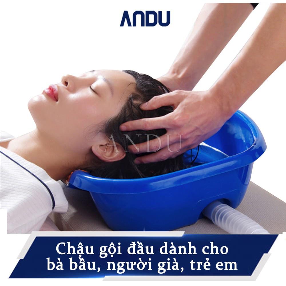 Chậu Gội Đầu Tại Giường, Tại Nhà, Thau Gội Đầu Chất Liệu Nhựa Cao Câp Siêu Bền