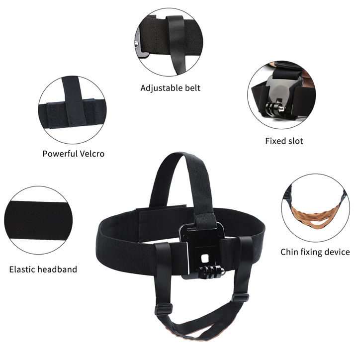 Head strap dây đeo đầu cho Action cam dây đeo cằm chống rớt