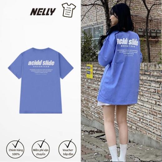Áo Nelly Heybig in chữ Acidd Slide cộc tay dành cho cả nam và nữ hợp thời trang