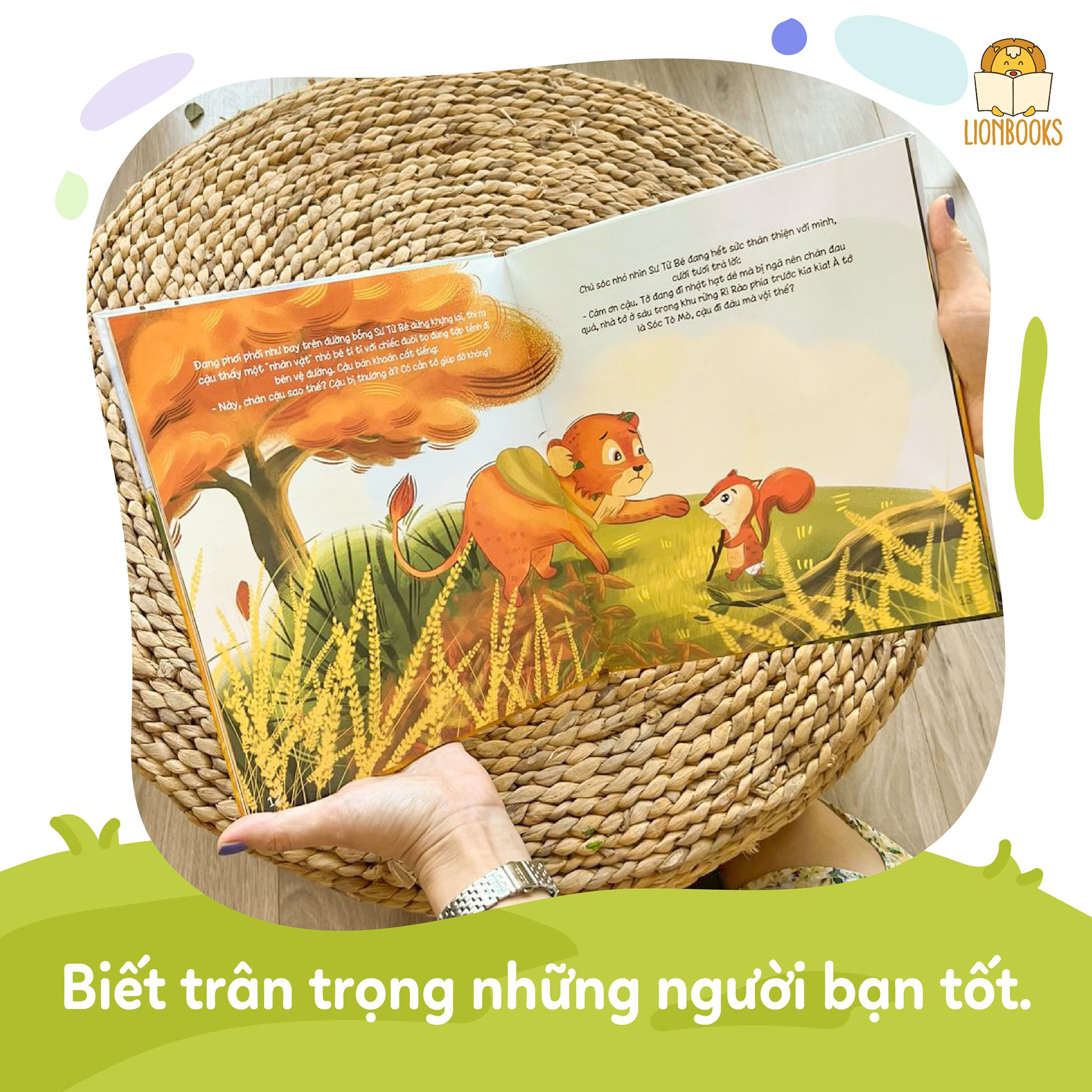 Truyện Kể Hằng Đêm Trước Khi Ngủ - Cuốn Trên Đồng Bao La Tình Bạn Chính Là - Sách Bìa Cứng Cho Bé 0-3 4-6 Tuổi