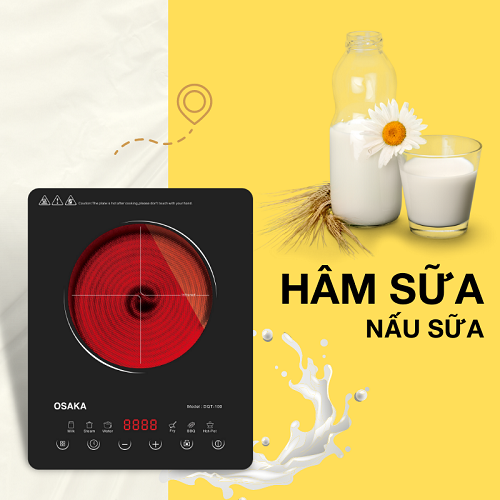 BẾP ĐIỆN ĐƠN HỒNG NGOẠI OSAKA DQT100 - HÀNG CHÍNH HÃNG