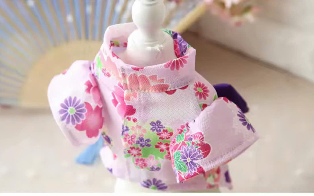 VÁY HOA KIỂU NHẬT BẢN SANG TRỌNG TỪ TỪ 0.5-8KG DÀNH CHO CHÓ MÈO
