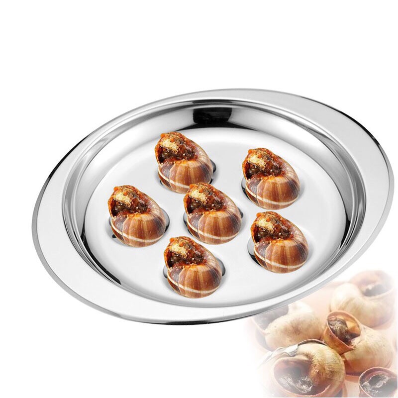 Khay Inox Cao Cấp Đựng Ốc