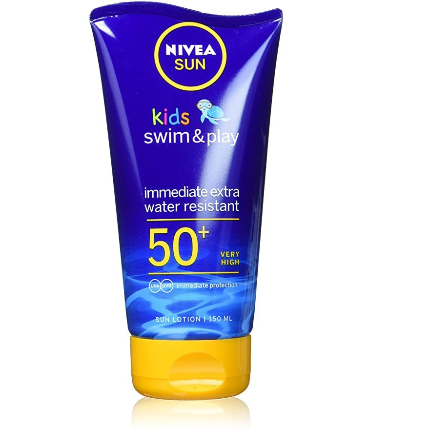 Kem chống nắng Nivea Sun Kids Swim &amp; Play SPF 50+ Very High - 150ml