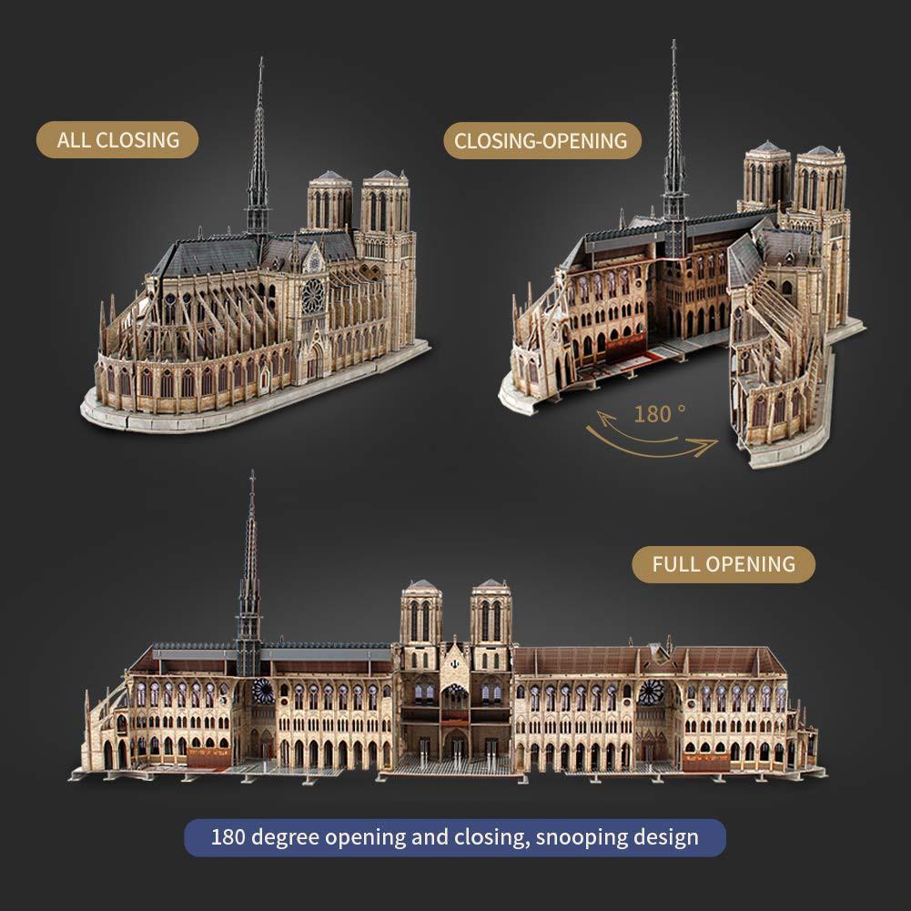 Mô hình giấy 3D - Notre Dame de Paris (MC260h) cực đại