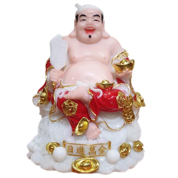 Cặp tượng thần tài ông địa đá cao cấp 8 inch - M1