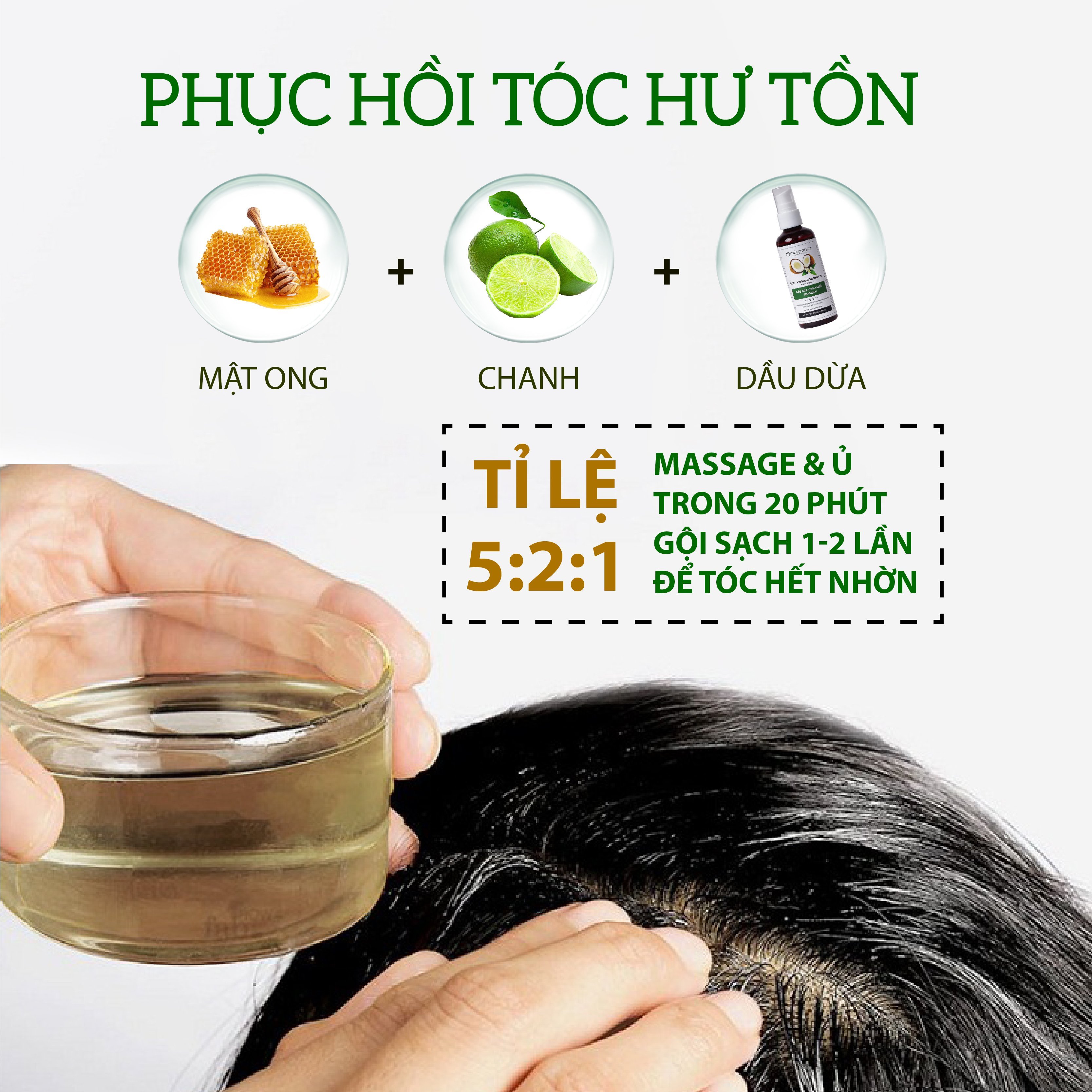 Dầu Dừa Ép Lạnh Tinh Khiết Nguyên Chất Dưỡng Da - Tóc - Môi MILAGANICS 100ml (Chai)