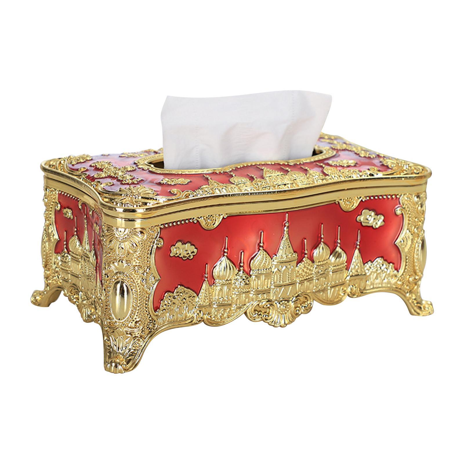 2pcs Beautiful Tissue Box Holder Storage Box Dispenser