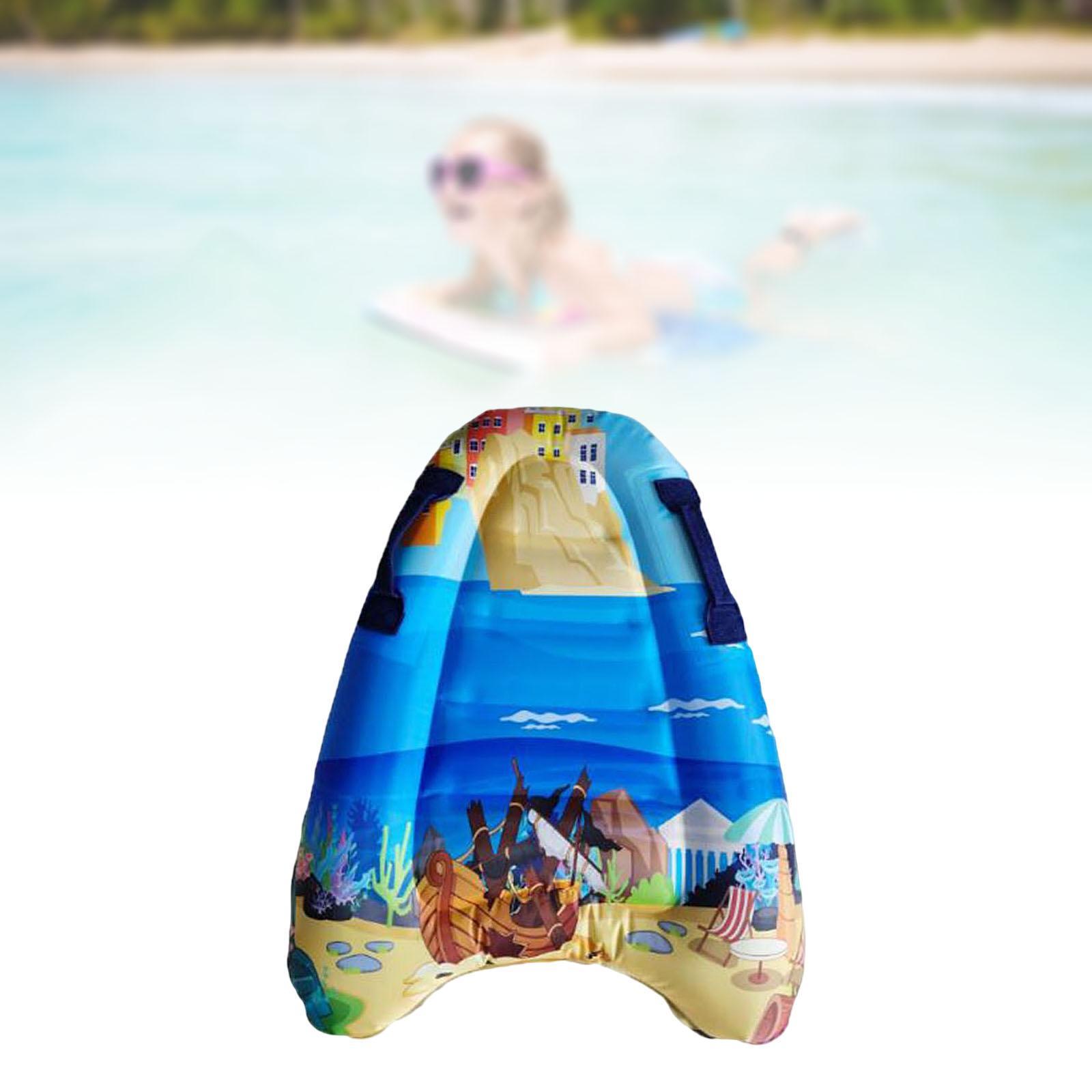 Inflatable Body Board, Kickboard for Water Entertainment Travel Slip Slide Raft Child Beginner