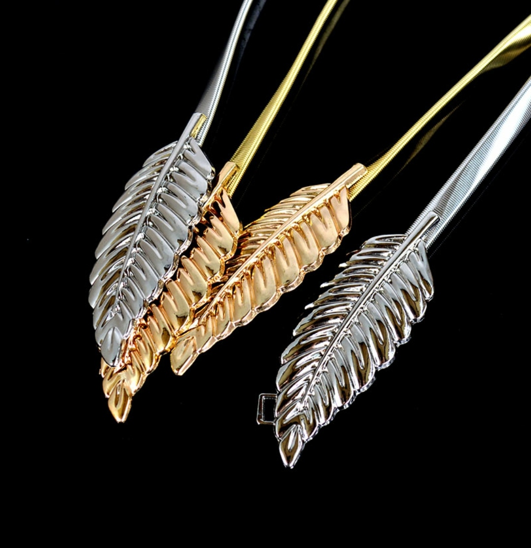 Thắt lưng nữ dây nịt đai váy nịt bụng kim loại bản nhỏ 1cm dona22 032601