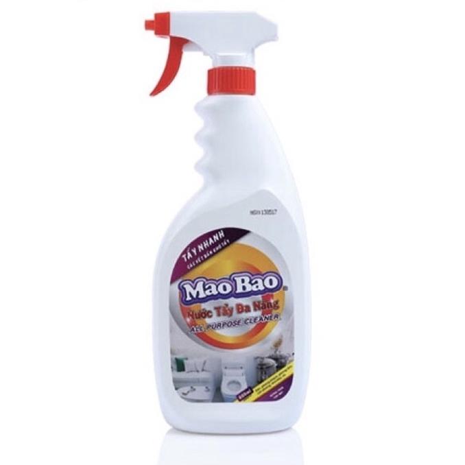 Nước tẩy đa năng Mao Bao (600ml) lau bếp, tẩy nhà tắm, lau kính, lau chùi oto và các vật dụng gia dình