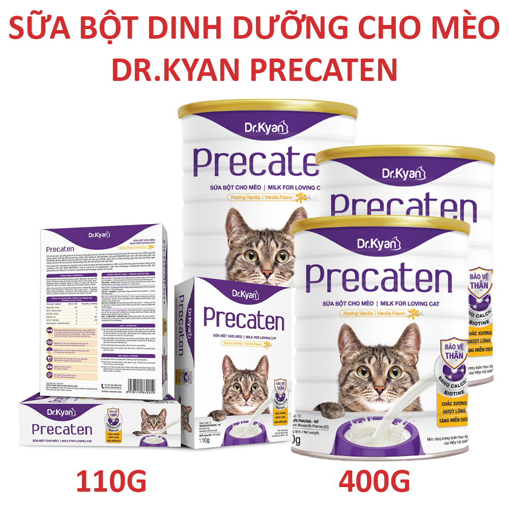 Sữa Bột Dinh Dưỡng Cho Mèo Dr.Kyan Precaten