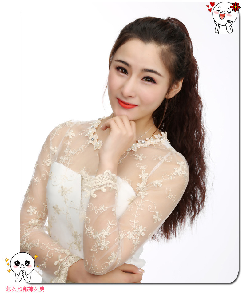 Ngoạm xù sóng nước N153 ❤️FREESHIP❤️ kẹp ngoạm tóc giả, quặm tóc giả, tóc giả nữ ngoạm kẹp