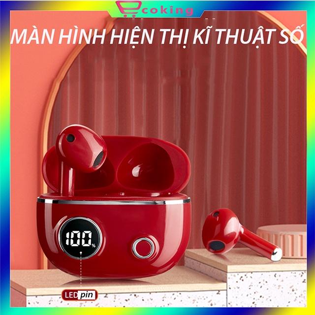 Tai Nghe Không Dây nhét tai Bluetooth APRO 8 ECOKING{TẶNG KÈM TAI NGHE DÂY}âm thanh vòm HIFI có micro trò chuyện cảm ứng