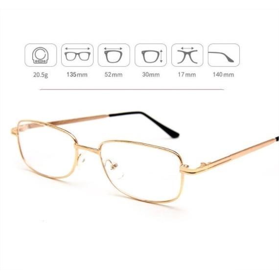 Kính lão thị viễn thị trung niên tròng Thủy tinh cường lực sáng rõ chống xước tốt